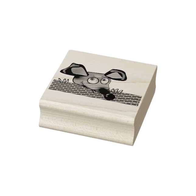 Niedlicher Cartoon Ratte Maus Neujahr 2020 Symbol Gummistempel (Stempel)