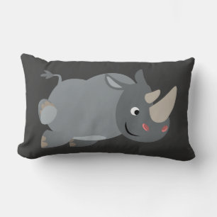 Niedlicher Cartoon Rhino Kissen
