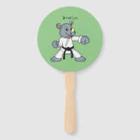 Niedlicher Cartoon Rhino kung fu Cartoon