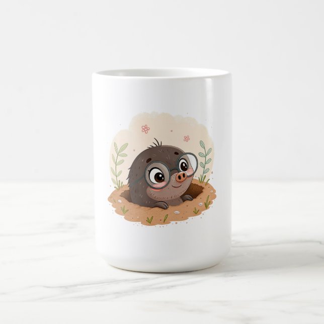 Niedlicher Cartoon Rodent Kaffeetasse (Mittel)