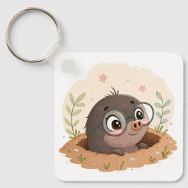 Niedlicher Cartoon Rodent Schlüsselanhänger
