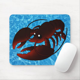 Niedlicher Cartoon Roter Hummer Mousepad