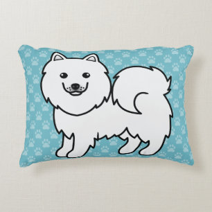 Niedlicher Cartoon Samoyed Zierkissen