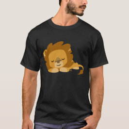 Niedlicher Cartoon Schlafzimmerlion T - Shirt