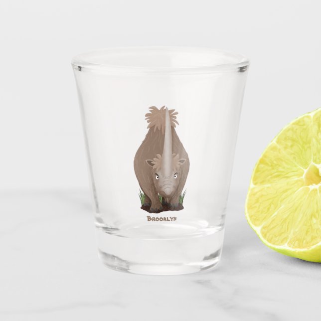 Niedlicher Cartoon Schnapsglas (Vorderseite)