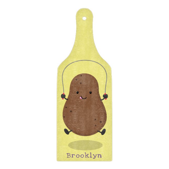 Niedlicher Cartoon Schneidebrett (Vorderseite)