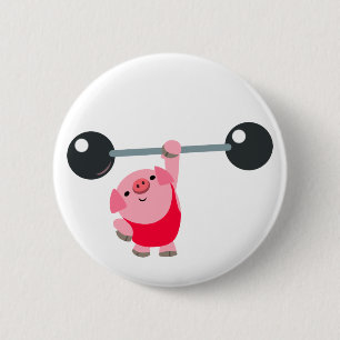 Niedlicher Cartoon Schwebknopf Abzeichen Button