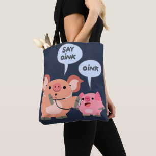 Niedlicher Cartoon-Schwein-Doktor und Patient