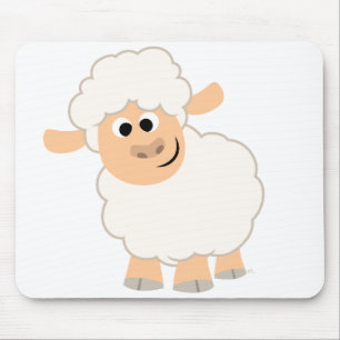 Niedlicher Cartoon Sheep Mousepad