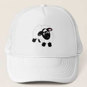 Niedlicher Cartoon Sheep Trucker Hat Truckerkappe