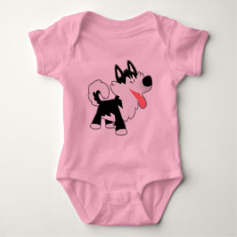 Niedlicher Cartoon Sibirischer Husky Baby Bekleidu Strampler