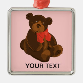 Niedlicher Cartoon Silbernes Ornament