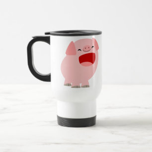Niedlicher Cartoon Singing Pig Tasse