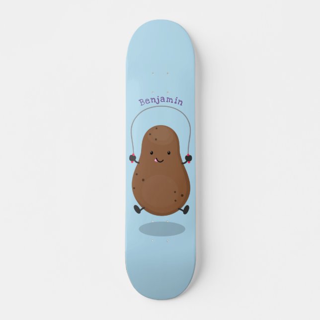 Niedlicher Cartoon Skateboard (Vorne)