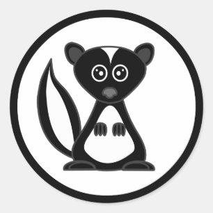 Niedlicher Cartoon Skunk Stickers