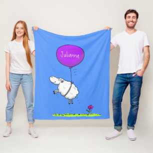 Niedlicher Cartoon Spaß Fleecedecke