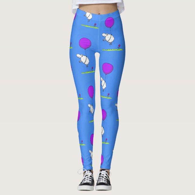 Niedlicher Cartoon Spaß Leggings (Vorderseite)