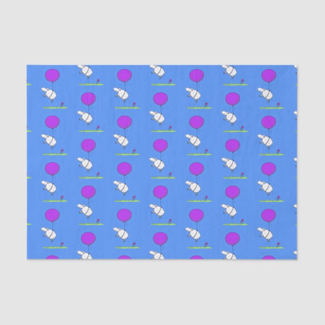 Niedlicher Cartoon Spaß Seidenpapier (Vorderseite)