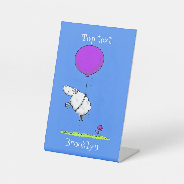 Niedlicher Cartoon Spaß Sockelschild (Vorderseite)