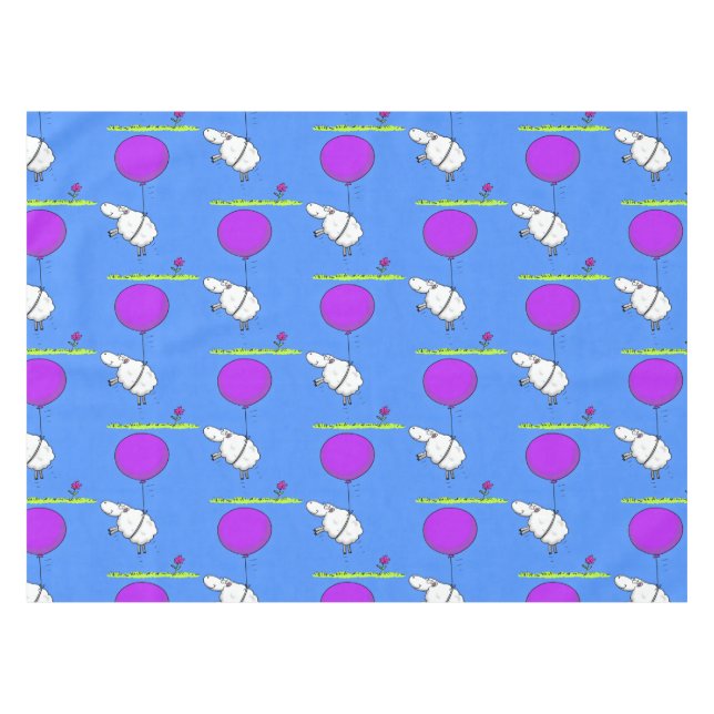 Niedlicher Cartoon Spaß Tischdecke (Vorderseite (Horizontal))