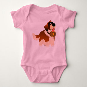 Niedlicher Cartoon St Bernard Baby Bekleidung Baby Strampler