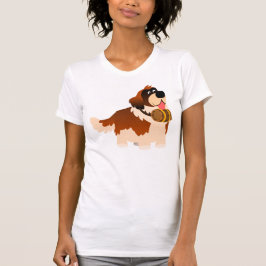 Niedlicher Cartoon St. Bernard Women T - Shirt