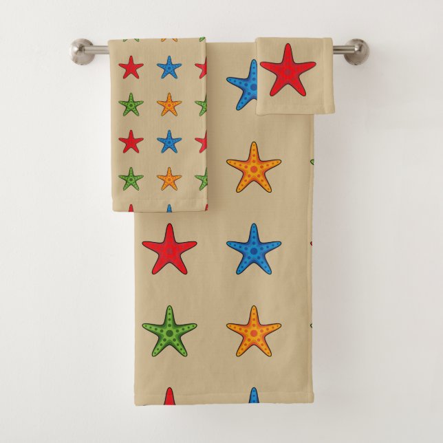 Niedlicher Cartoon Starfish Set (Insitu)