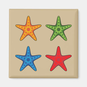Niedlicher Cartoon Starfish Set Magnet