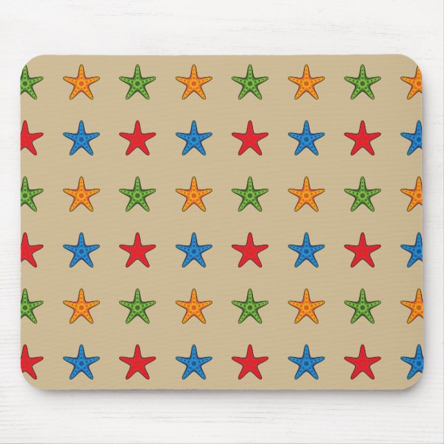 Niedlicher Cartoon Starfish Set Mousepad (Vorne)