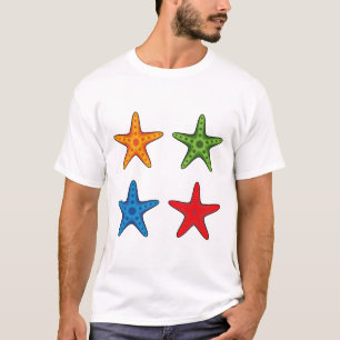 Niedlicher Cartoon Starfish Set T-Shirt