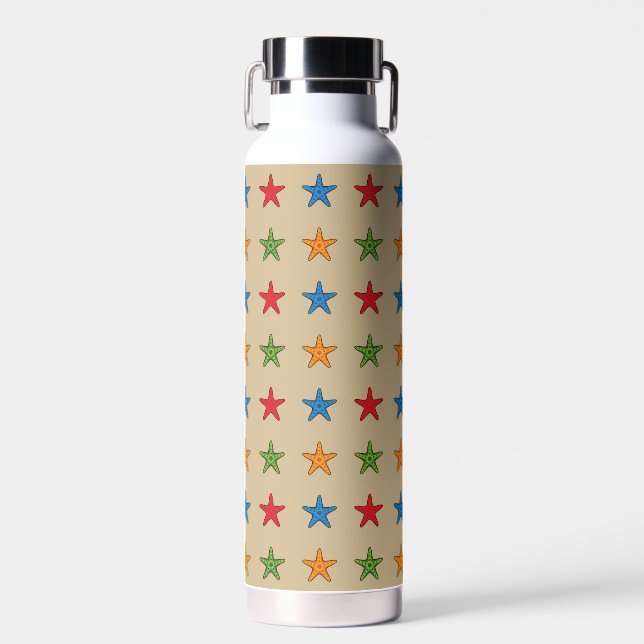 Niedlicher Cartoon Starfish Set Trinkflasche (Vorne)