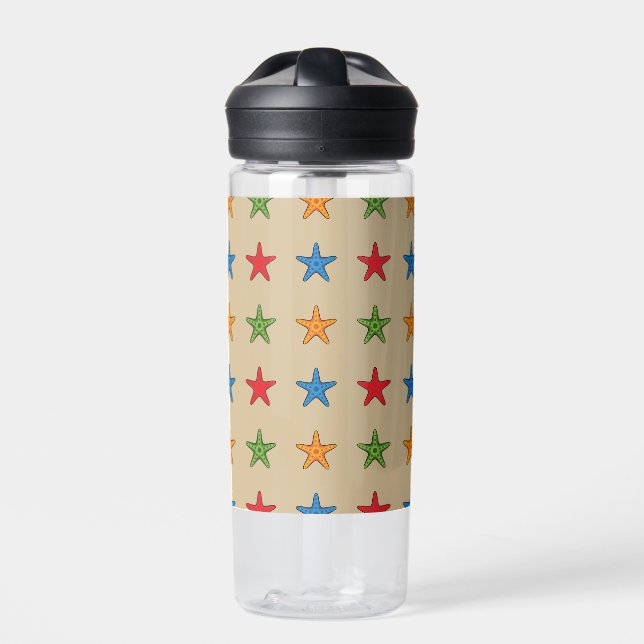Niedlicher Cartoon Starfish Set Trinkflasche (Vorderseite)