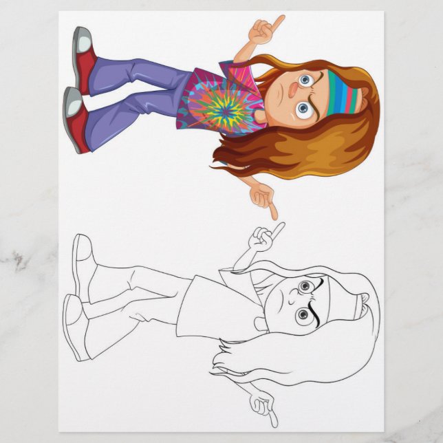 Niedlicher Cartoon Stilmaske Flyer (Vorne)