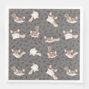 Niedlicher Cartoon Sugar Glider Serviette