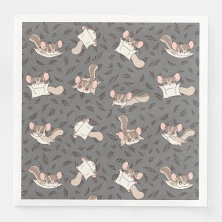 Niedlicher Cartoon Sugar Glider Serviette