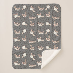 Niedlicher Cartoon Sugar Glider Sherpadecke