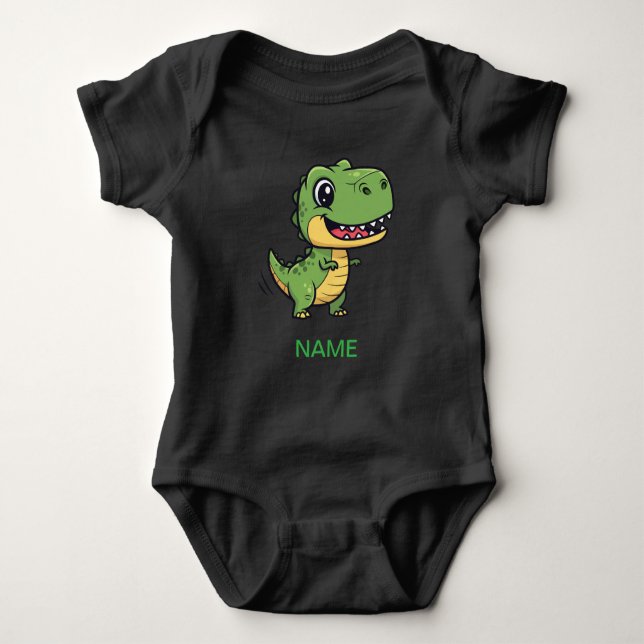Niedlicher Cartoon T-Rex Dinosaur Kids' T - Shirt (Vorderseite)