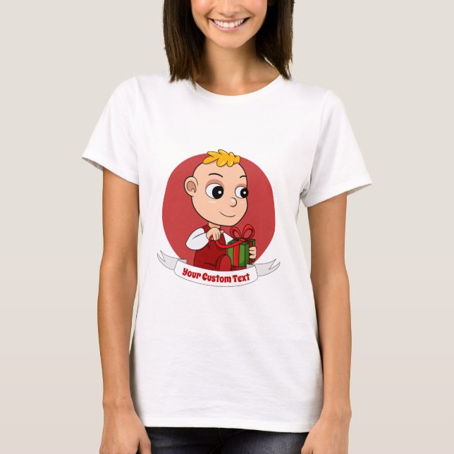 Niedlicher Cartoon T - Shirt (Vorderseite)