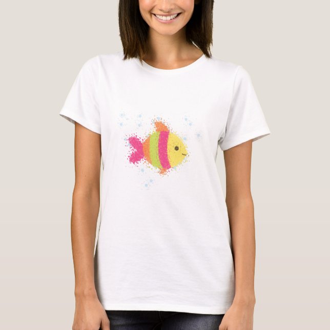 Niedlicher Cartoon T-Shirt (Vorderseite)