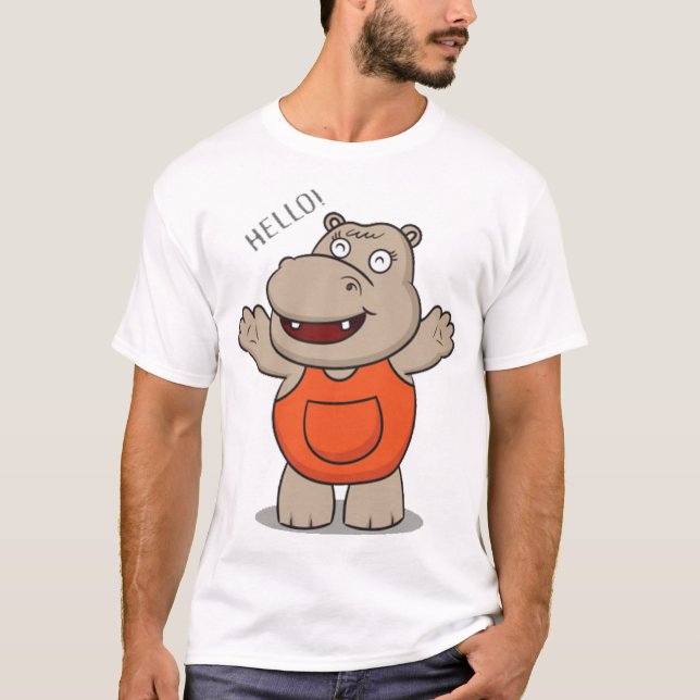 Niedlicher Cartoon T-Shirt (Vorderseite)