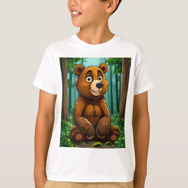 Niedlicher Cartoon T-Shirt (Vorderseite)