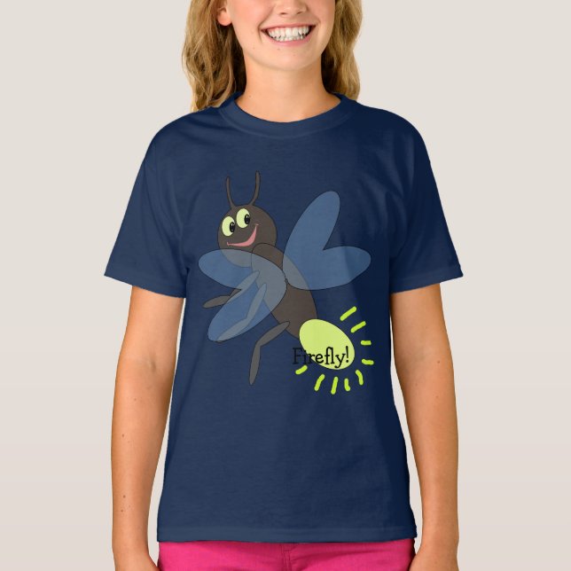Niedlicher Cartoon T - Shirt von Firefly Kids (Vorderseite)