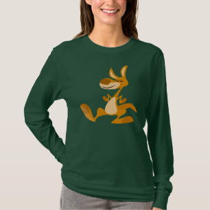 Niedlicher Cartoon Tanzen Kangaroo T - Shirt