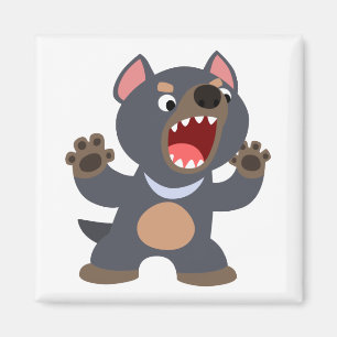 Niedlicher Cartoon Tasmanian Devil Magnet