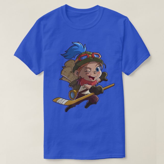 Niedlicher Cartoon Teemo T-Shirt (Design vorne)