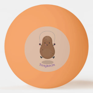 Niedlicher Cartoon Tischtennisball