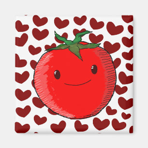 Niedlicher Cartoon Tomato Lover Magnet