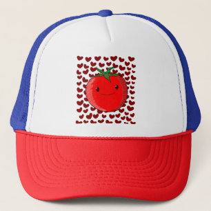Niedlicher Cartoon Tomato Lover Truckerkappe