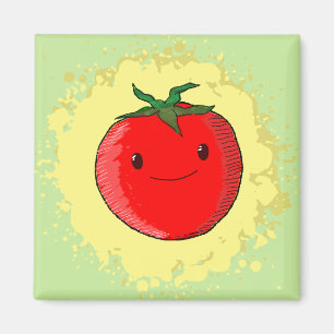 Niedlicher Cartoon Tomato Magnet