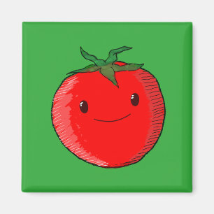Niedlicher Cartoon Tomato Magnet